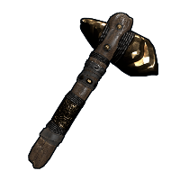 Gold Ore Stone Hatchet