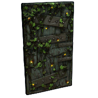 Fireflies Metal Door