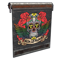 Dia De Los Muertos Garage Door
