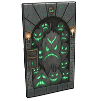 Ghostly Flame Door
