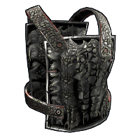 Black Alligator Metal Chest Plate