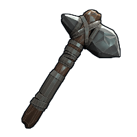 Low Poly Stone Hatchet