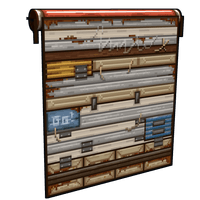 Pixel Garage Door