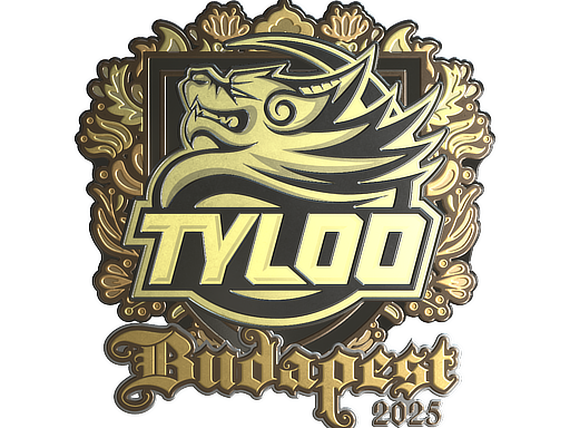 Sticker | TYLOO (Gold) | Budapest 2025