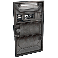 Brutalist Armored Door
