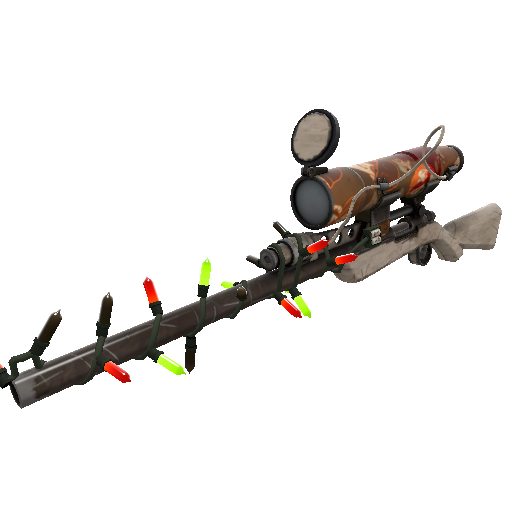 Unusual Festivized Sarsaparilla Sprayed Sniper Rifle (Well-Worn)