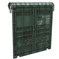Shipping Container Garage Door