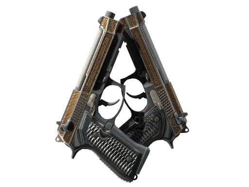 StatTrak™ Dual Berettas | Tread (Minimal Wear)