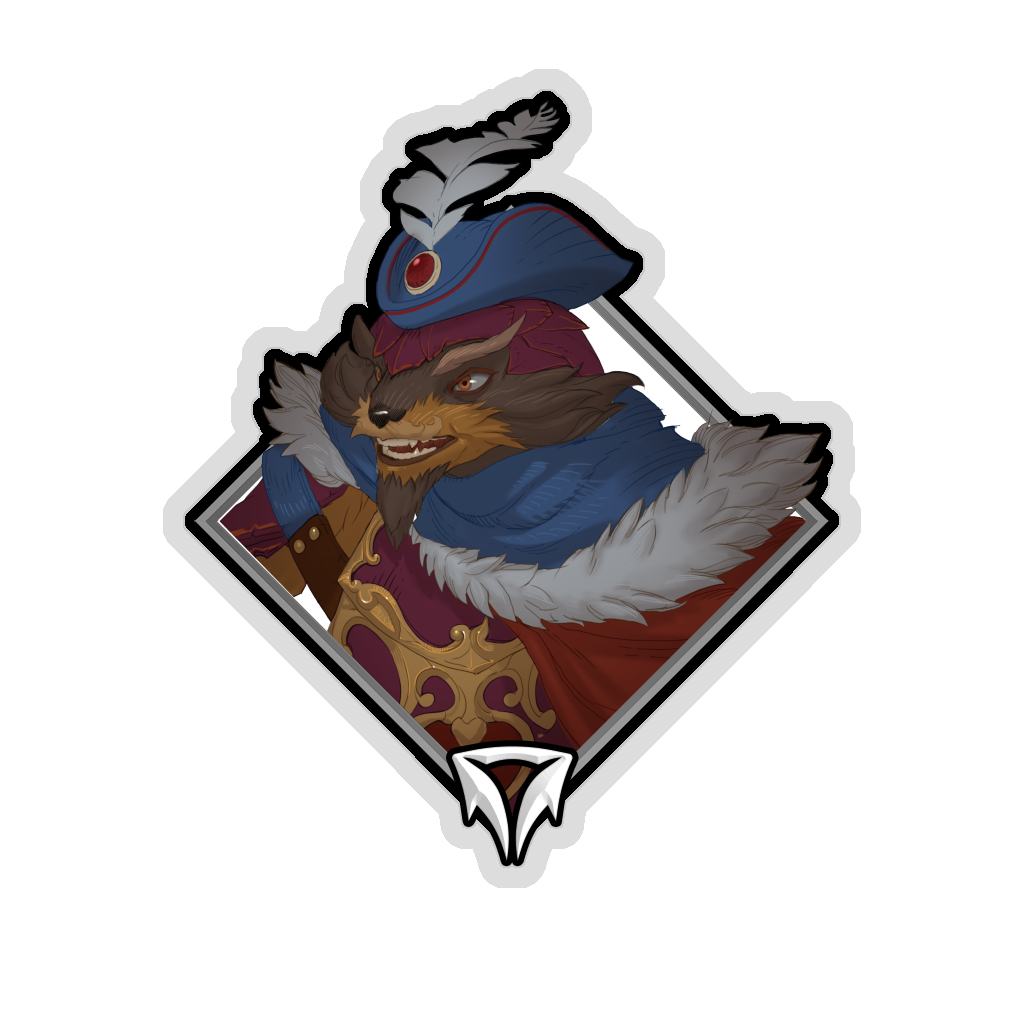 Crownfall Sticker - Pangolier