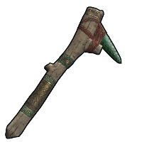 Aztec Jade Pick Axe