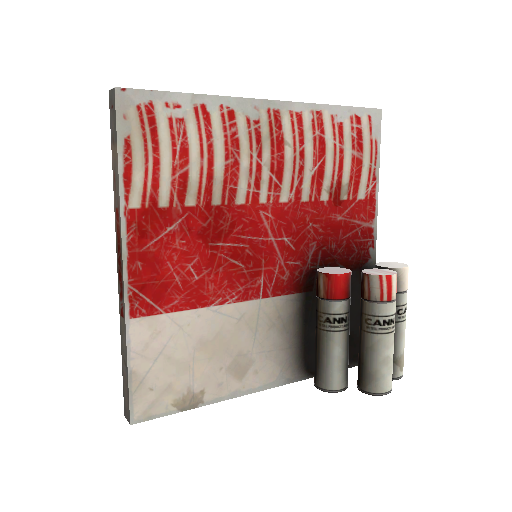 Strange Peppermint Swirl War Paint (Well-Worn)