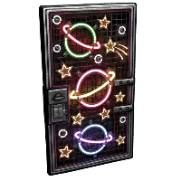 Outer Planets Metal Door