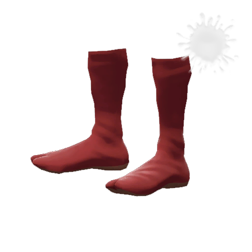 Strange Red Socks