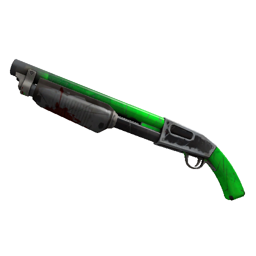 Strange Specialized Killstreak Health and Hell (Green) Shotgun (Well-Worn)