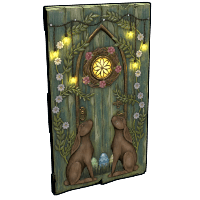 Wooden Rabbit Door
