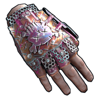 Apocalyptic Roadsign Gloves