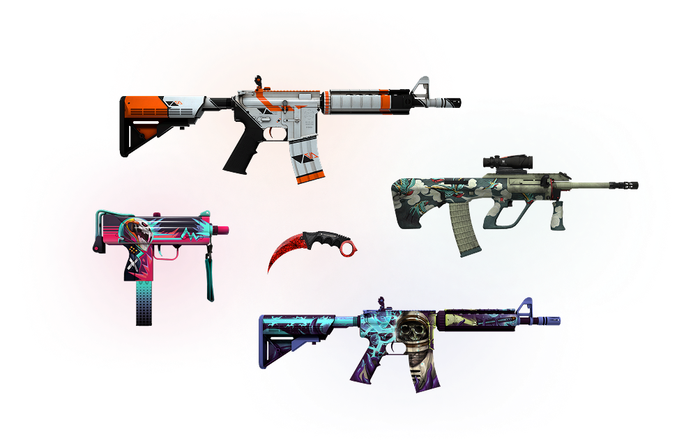 Boutique de skins CS2, TF2, RUST et DOTA 2